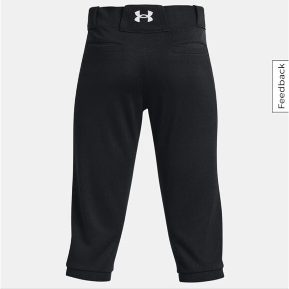 UNDER ARMOR | Boy's Black UA Utility Baseball Knicker - Picture 2 of 6